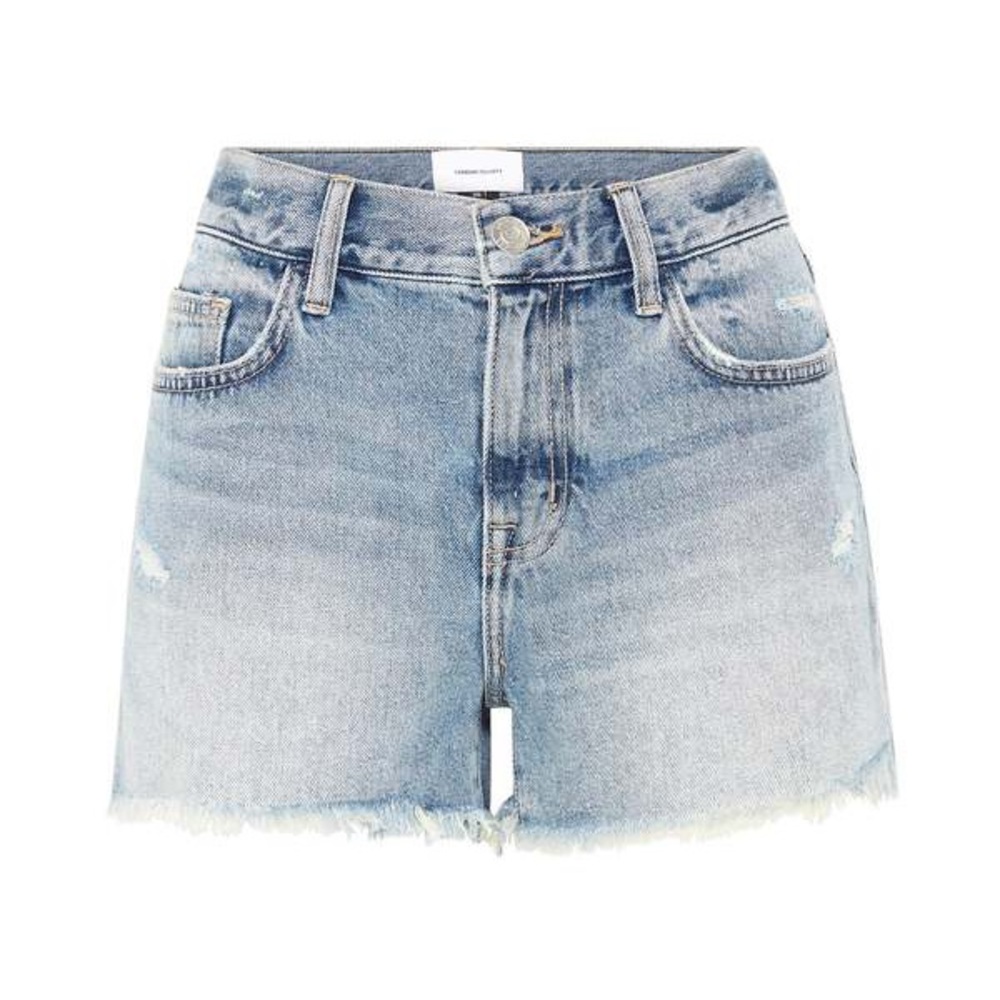 NEW Current Elliott The Boyfriend Short in 2 Year Destroy Rigid Indigo - 28 - Picture 16 of 16